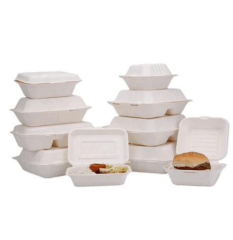 Bagasse / Sugarcane Clamshells - R3Sales