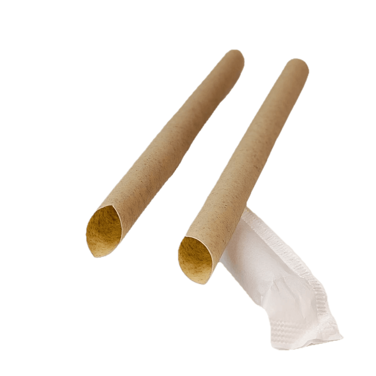 10" Jumbo Individually Wrapped Bubble Tea Paper Straw