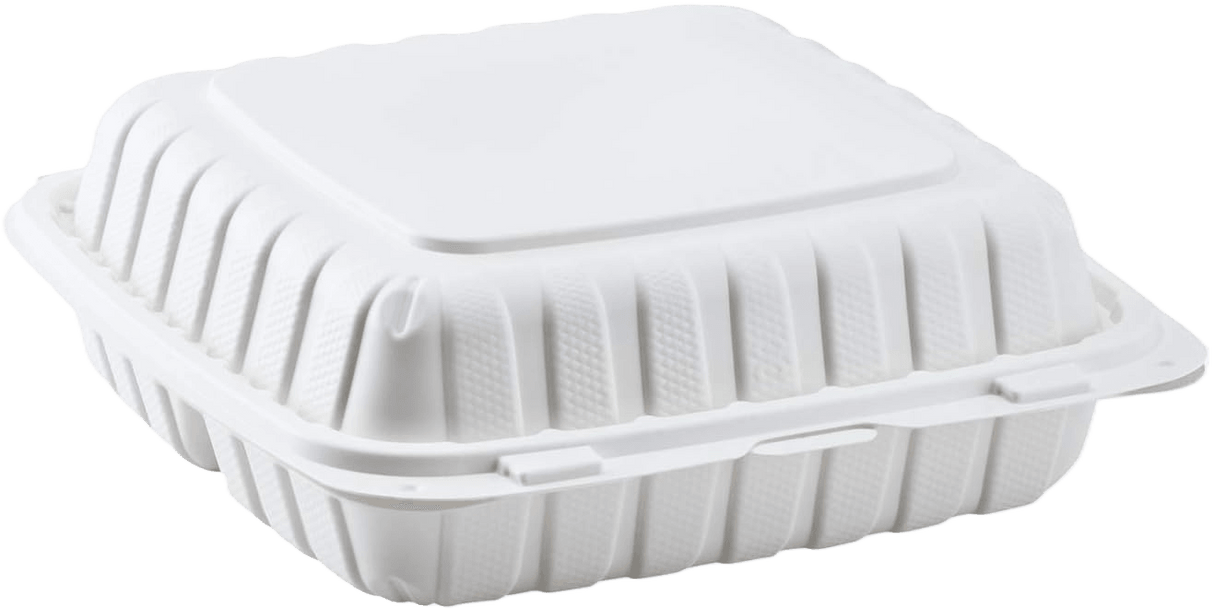 MFPP Hinged Container 7"x7"x3" Single Compartment