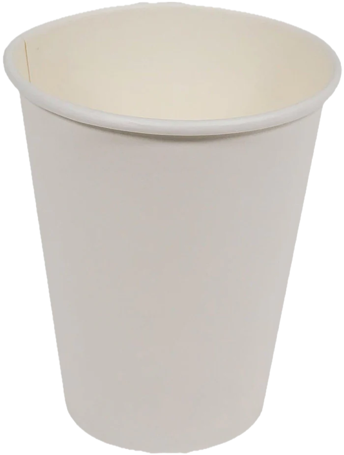 Paper Cups for Hot/Cold 12oz White