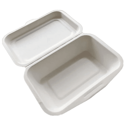 Bagasse - Sugarcane Hinged Clamshell 7.25"x5.35"x2.5"