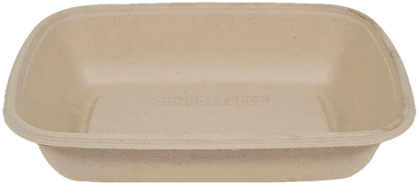 Bagasse Rectangle Bowl 1000ml - R3Sales