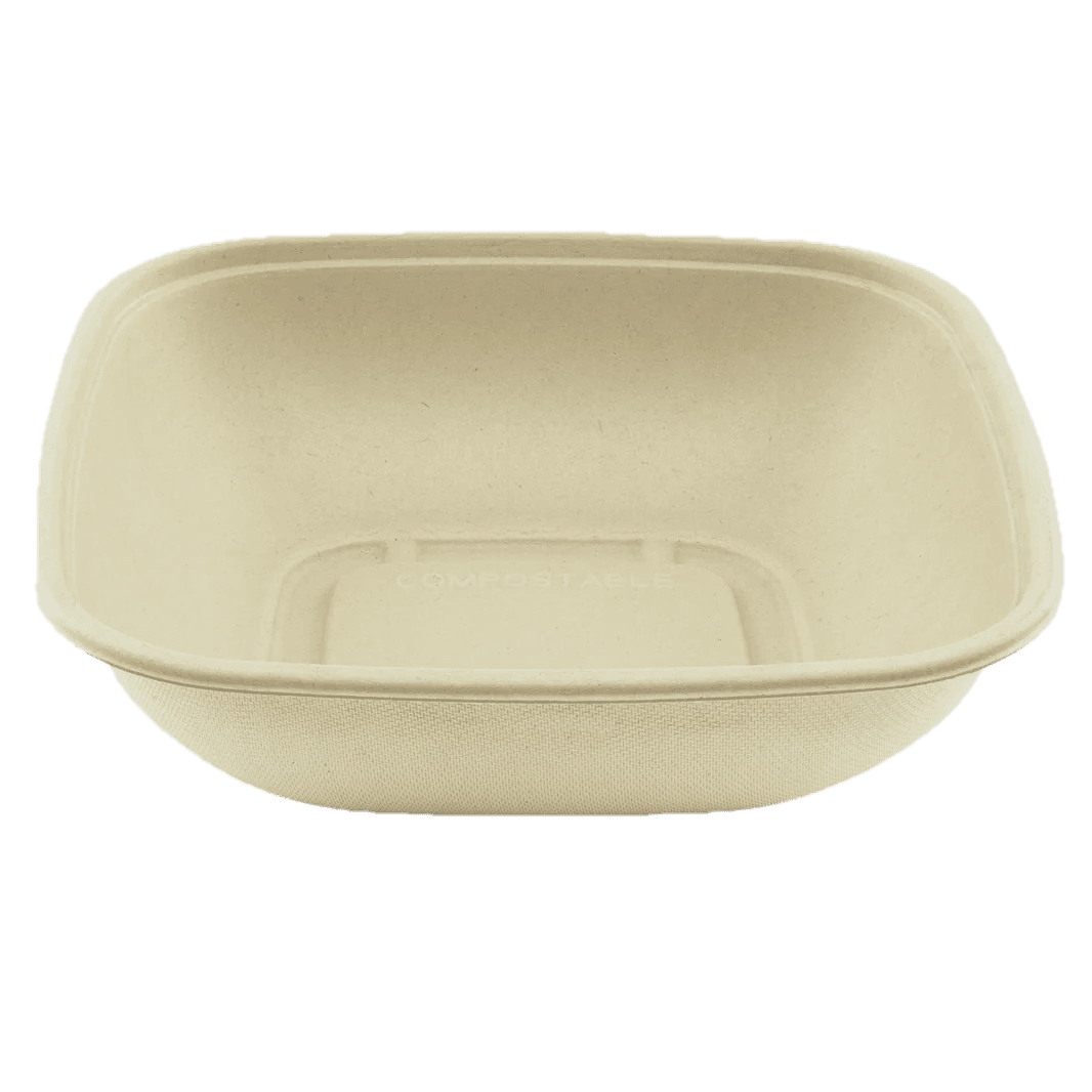 Bagasse Square Bowl 48oz - R3Sales