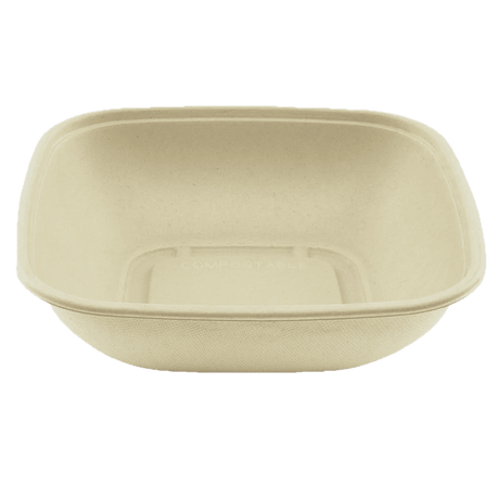 Bagasse Square Bowl 48oz - R3Sales