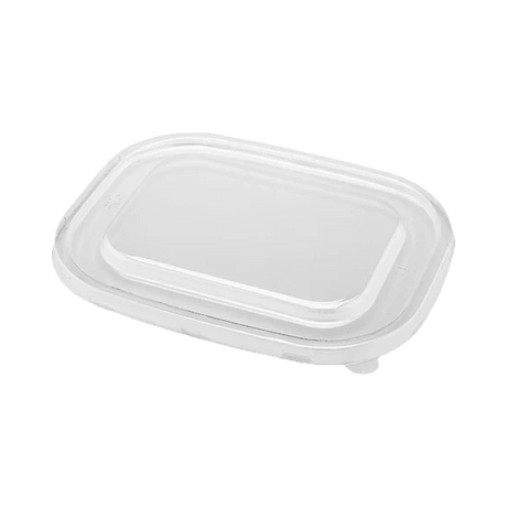 Bagasse Rectangular Bowl PET Lid (Fits 750 and 1000ml) - R3Sales