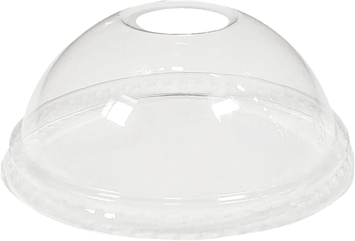 Dome Lid for PET Cups (Cold Beverage) Fits 16-24oz Only