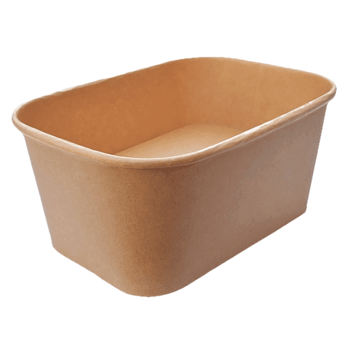 Kraft Rectangle Bowl 1000ml