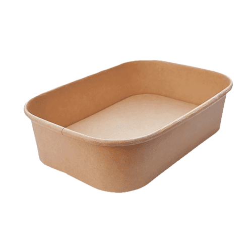 Kraft Rectangle Bowl 500ml