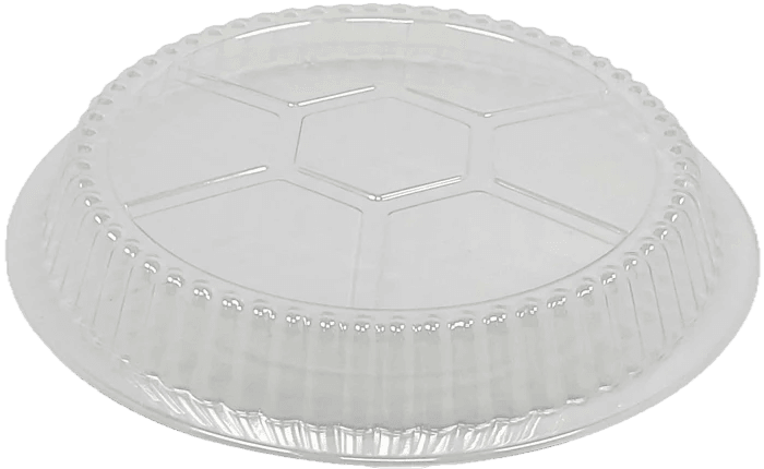 Aluminum Round Container 7" Plastic Dome Lid
