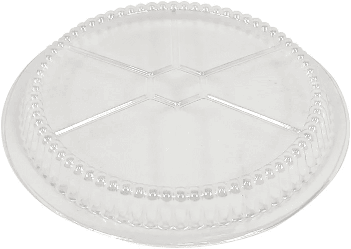 Aluminum Round Container 8" Plastic Dome Lid