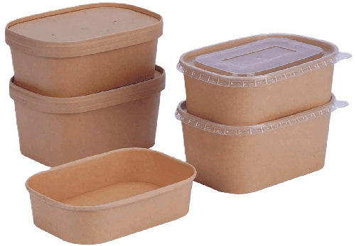 Kraft Rectangular Bowls - R3Sales
