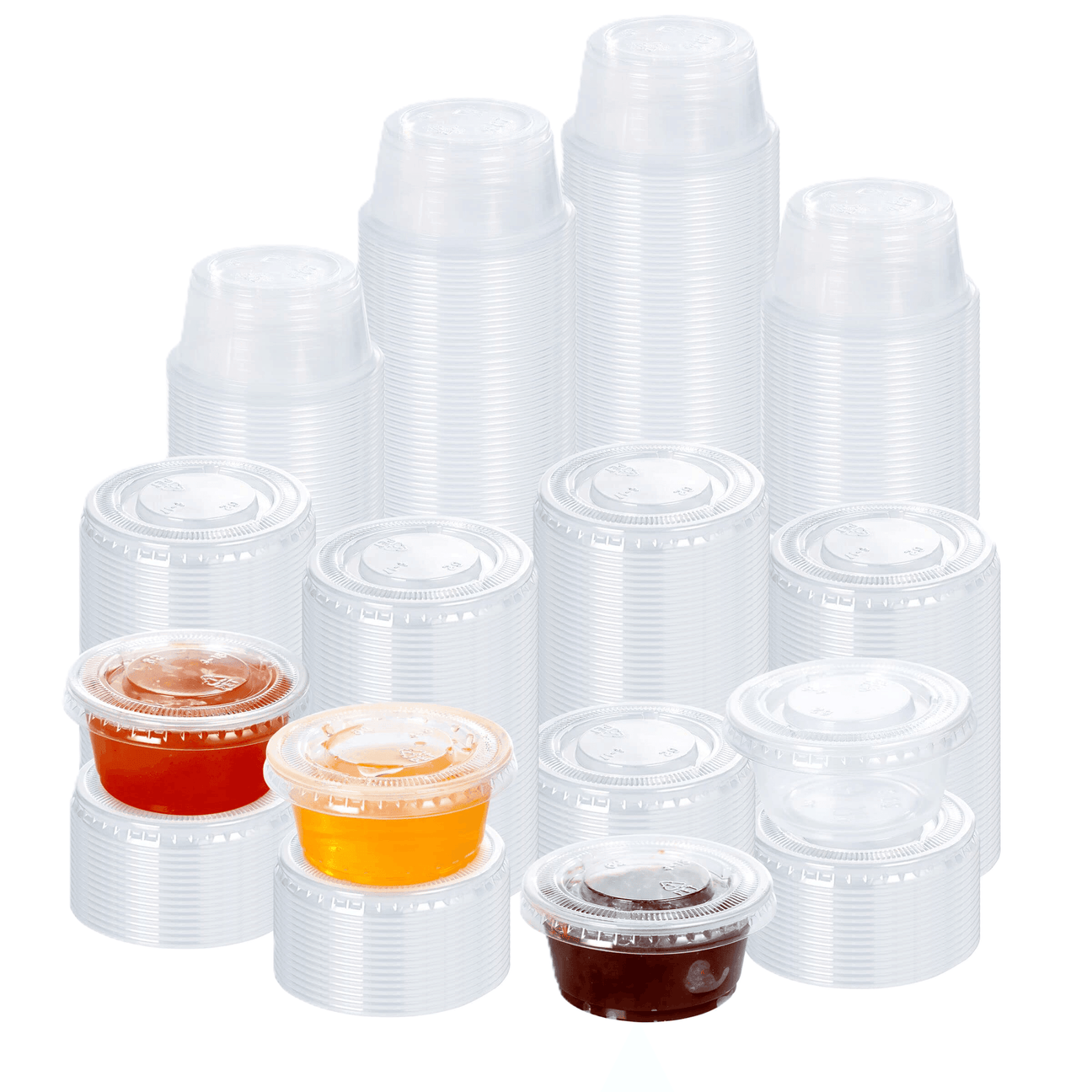 Plastic Portion / Sauce Cups & Lids - R3Sales