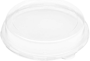 Bagasse Round Bowl Dome PET Lid Fits 750ml (24oz) and 1000ml (32oz) - R3Sales
