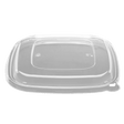 Bagasse Square Bowl PET Lid (Fits 48oz) - R3Sales