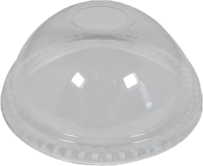 Dome Lid for PET Cups (Cold Beverage) Fits 12oz Only
